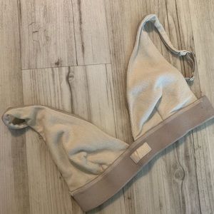 SKIMS cotton plunge ribbed bralette